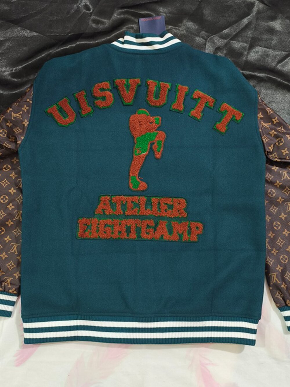 Louis Vuitton Color-Blocked Retro Baseball Jacket - Picture 8 of 8
